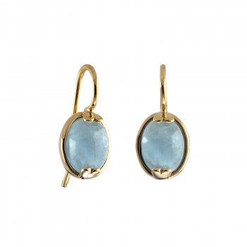 Gold ear ring - Loving Embrace