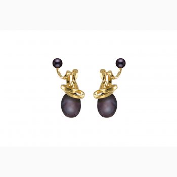 Gold ear ring - Serpentine