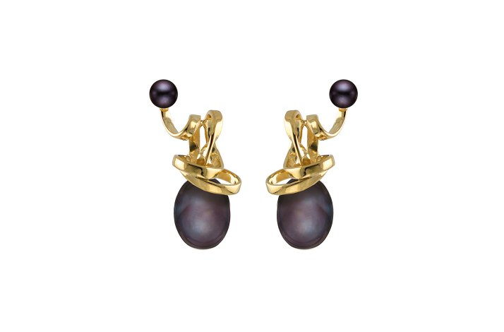 Gold ear ring - Serpentine