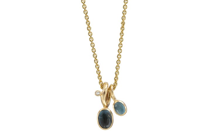 Guld collier - Wave