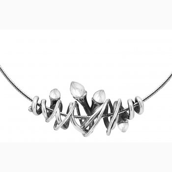 Slv collier - Climbing Rose