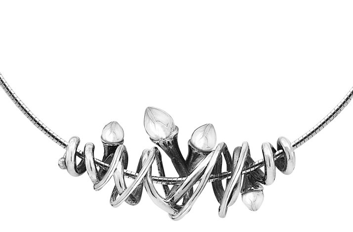 Slv collier - Climbing Rose