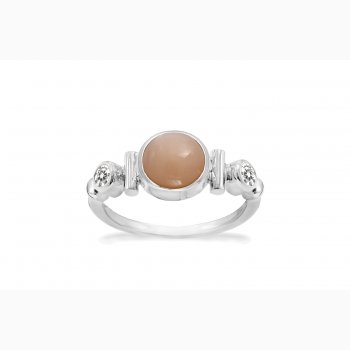Slv ring - Peach