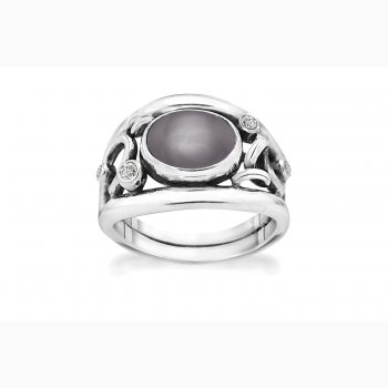 Silver ring - Glamorous Grey