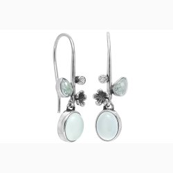 Silver ear ring - Forest Lake