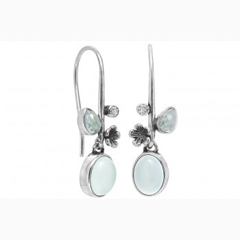 Silver ear ring - Forest Lake