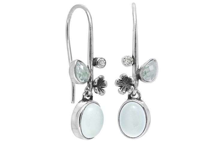 Silver ear ring - Forest Lake