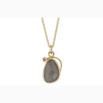 Gold plated necklace - Breezy