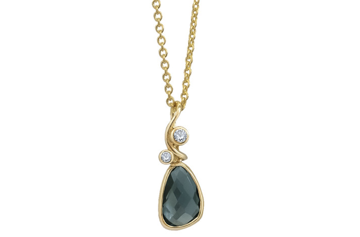 Gold necklace - Evening Star