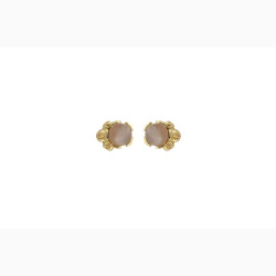 Gold plated ear pin - Crown Imperial