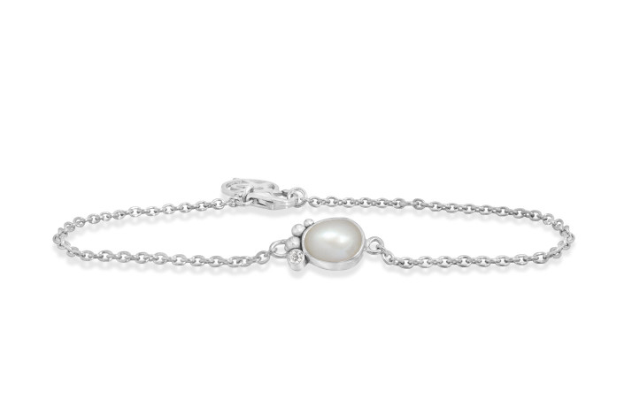 Slv armbnd - Pleasant Pearl