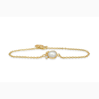 Gold plated bracelet - Pleasant Pearl