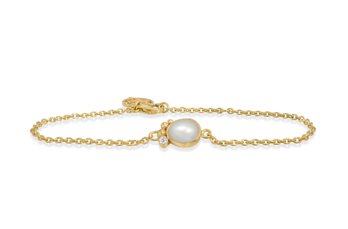 Forgyldt armbnd - Pleasant Pearl