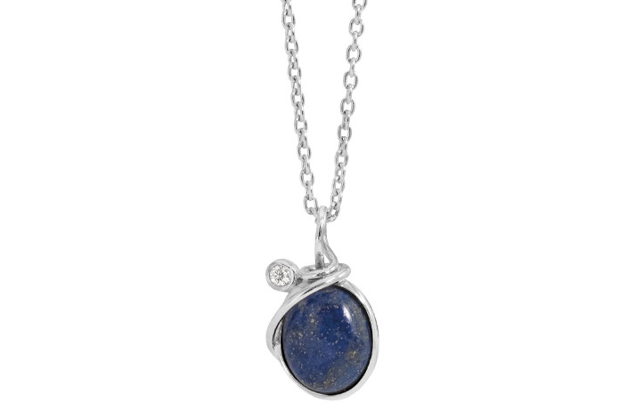 Silver necklace - Starry Night