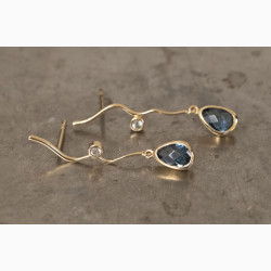 Gold ear ring - Evening Star