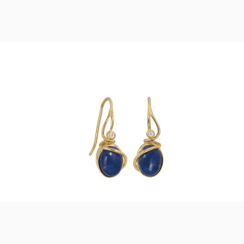 Gold plated ear ring - Starry Night