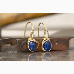 Gold plated ear ring - Starry Night