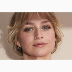 Gold plated ear ring - Starry Night