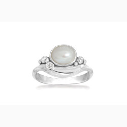 Silver ring - Pleasant Pearl