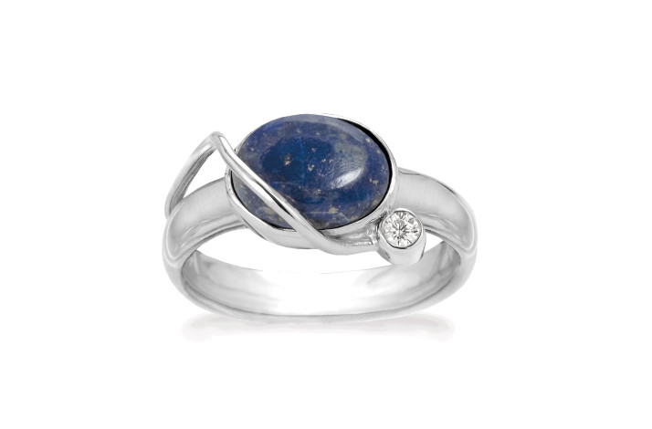 Slv ring - Starry Night