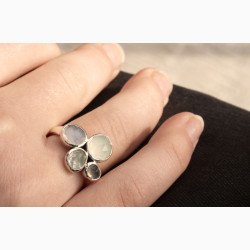 Silver ring - Ocean Crush