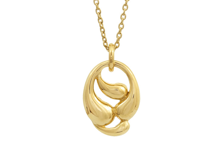 Forgyldt collier - Curvy Class