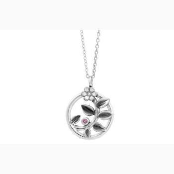 Silver necklace - Leaf Vine