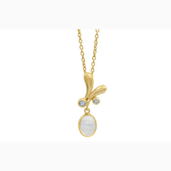 Gold plated necklace - Sky