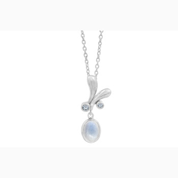 Silver necklace - Sky