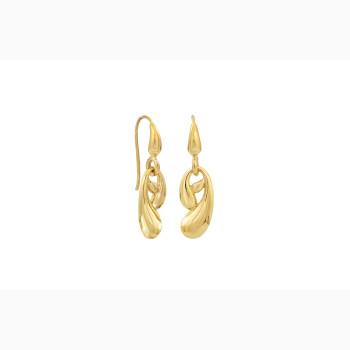 Gold plated ear ring - Curvy Class
