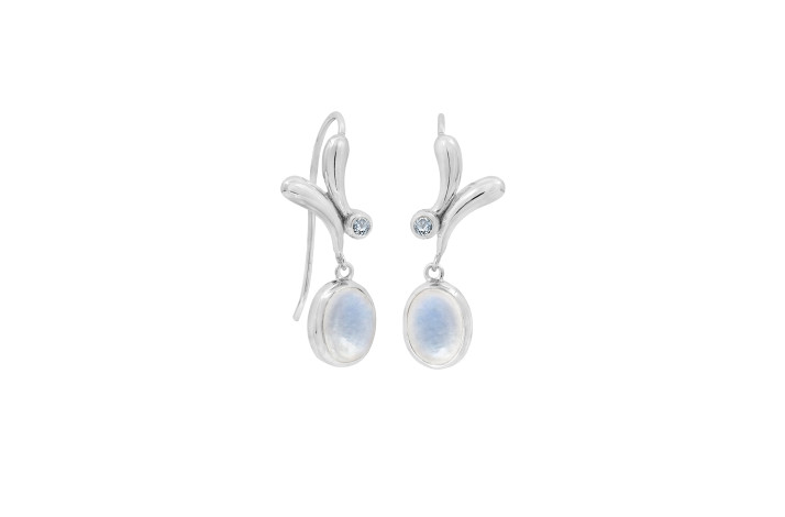 Silver ear ring - Sky