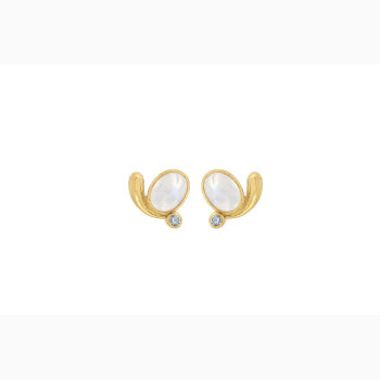 Gold plated ear pin - Sky