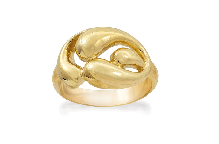 Forgyldt ring - Curvy Class