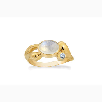 Gold plated ring - Sky