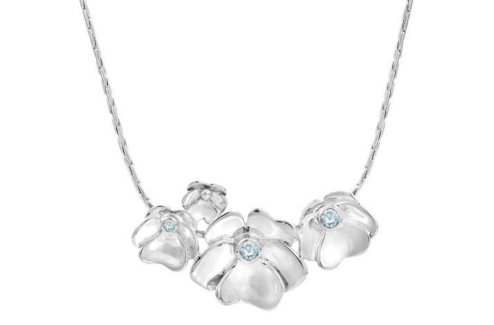 Silver necklace - Pansy