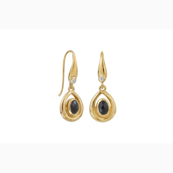 Gold plated ear ring - Blushing