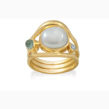 Gold plated ring - Amaze