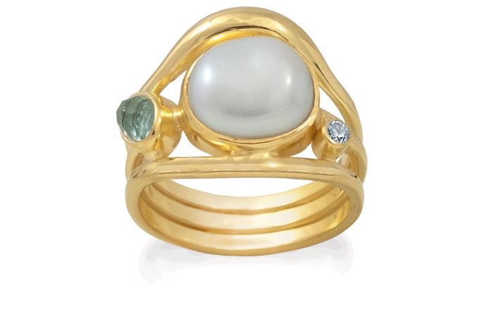 Gold plated ring - Amaze