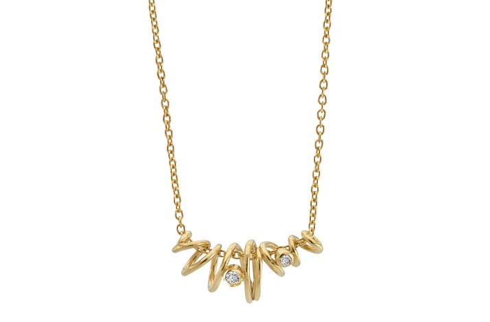 Forgyldt collier - Sparkling Dream