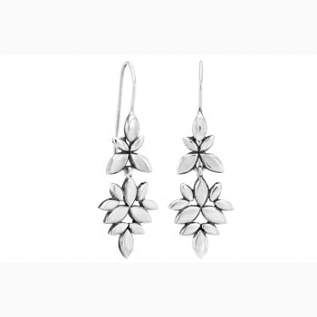 Silver ear ring - Kaleidoscope