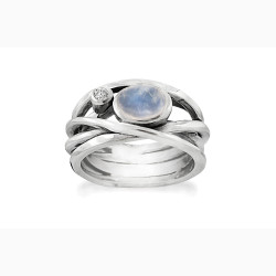 Slv ring - Curly