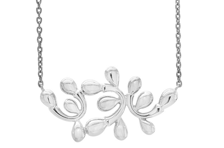 Silver necklace - Dancing Drops