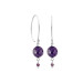 Amethyst, garnet