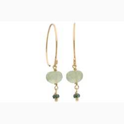 Gold plated ear rings - design 749