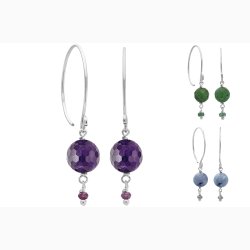 Silver ear ring - design 749