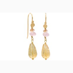 Gold plated ear rings - 766