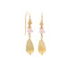 Citrine, rose quartz