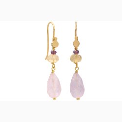 Gold plated ear rings - 766