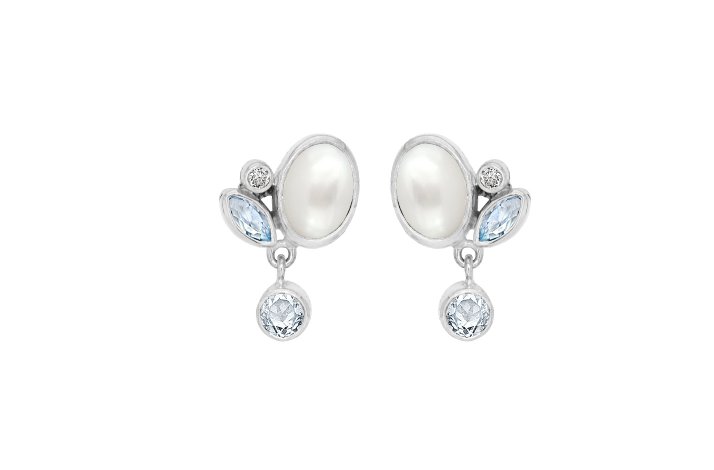 Silver ear pin - Optimism