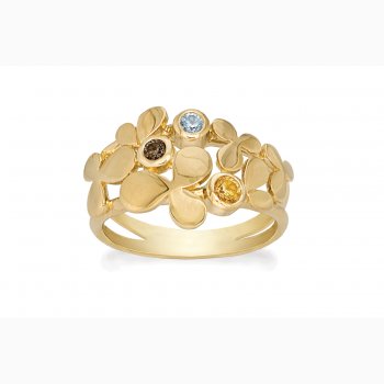 Gold plated ring - Trio